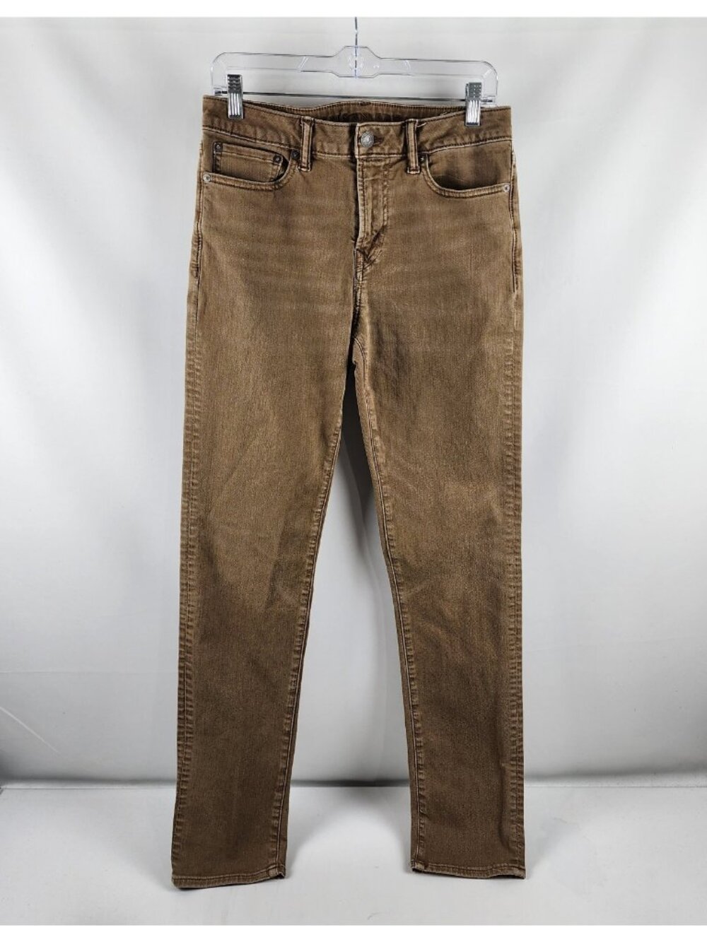 American Eagle Jeans Mens 30x33 Brown Airflex + Slim Straight Denim